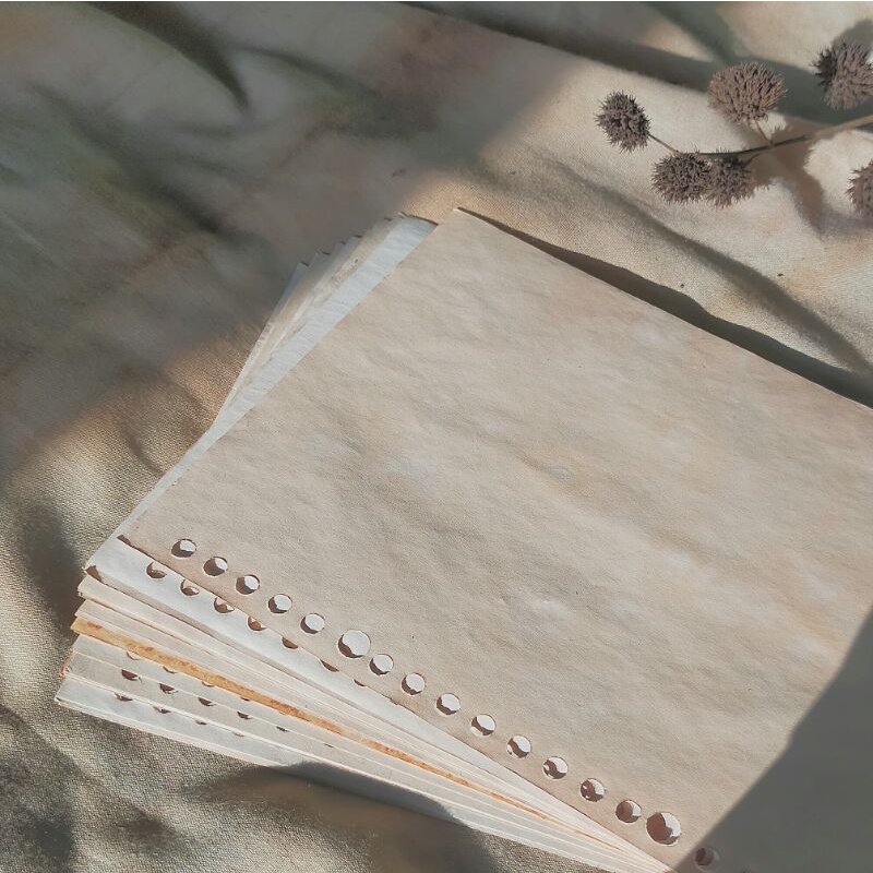 

Kertas Vintage Aesthetic Brown | Losse leaf vintage/ Journaling Vintage Book