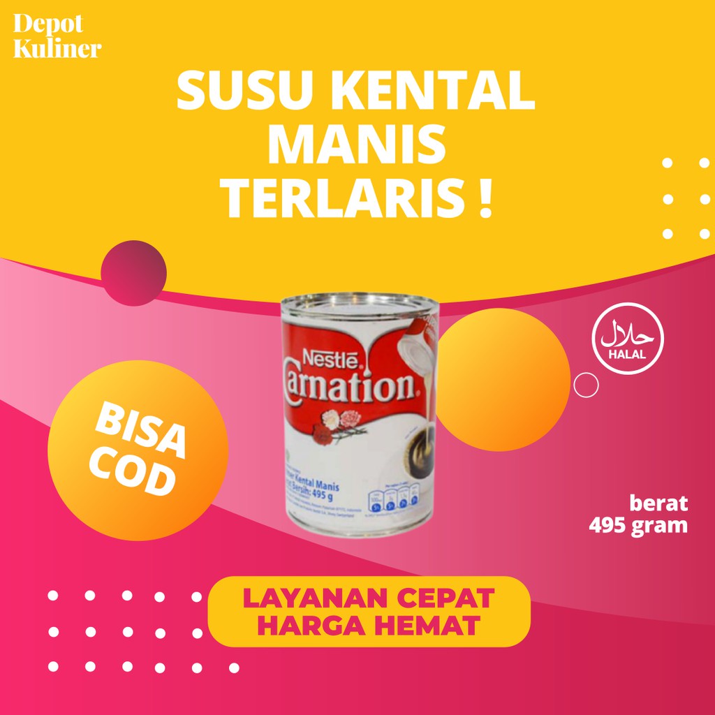 Nestle Carnation / Susu Kental Manis 495 Gr