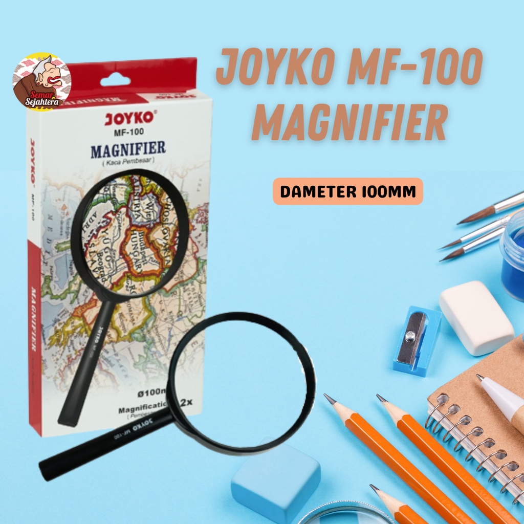 

[PCS] KACA PEMBESAR JOYKO MF-100 DIAMETER 100MM MAGNIFIER 2X*