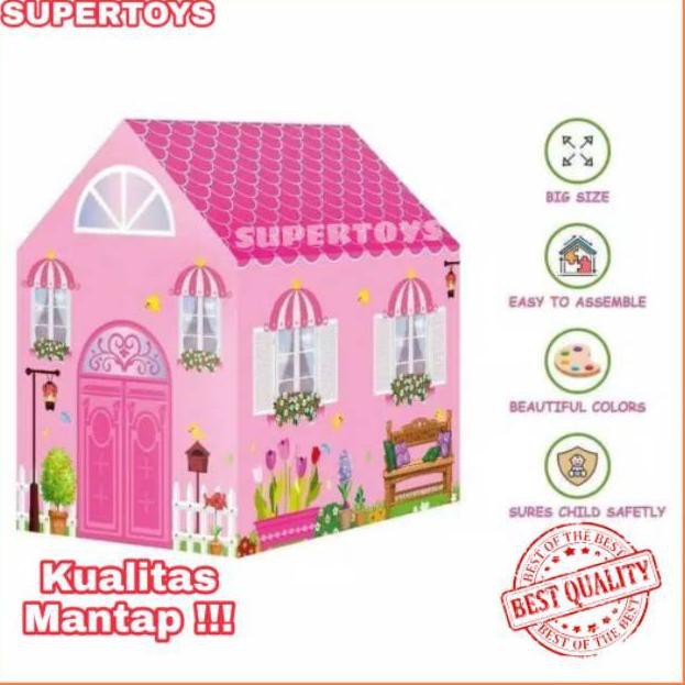 Mainan Tenda Anak Bentuk Rumah Tenda Playhouse Tenda Camping Anak Mainan Kemah Kemahan Rumah Rumahan