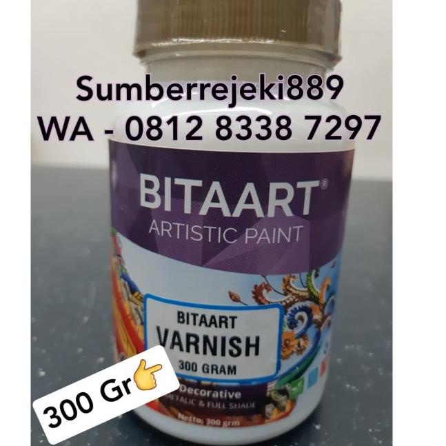 

✮ BITAART CAT DEKORASI BERDASAR AIR 300grm - Putih ℗