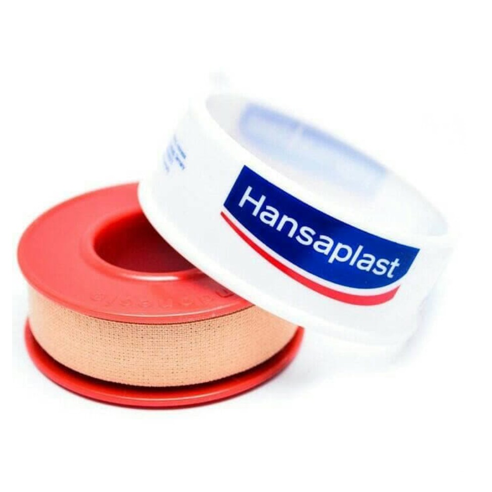 Hansaplast Roll Plester Gulung Kain 1,25 cm x 5 m Ukuran Besar