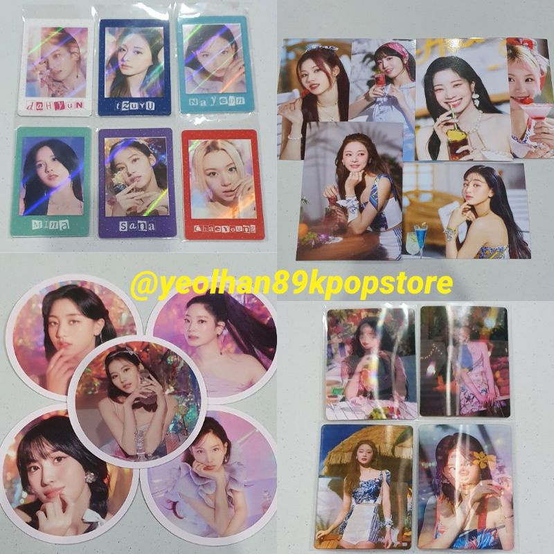 TWICE Photocard / Coaster / Testing Card / Benefit Withdrama from Album Taste Of Love [ OFFICIAL ]