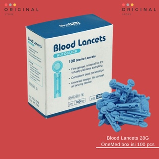 Jual Blood Lancets Autoclick Onemed G Isi Pcs Indonesia Shopee