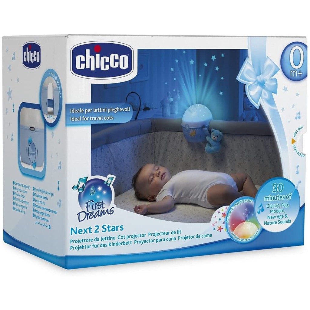 Chicco Toy First Dreams Next 2 Stars / Lampu Tidur Bayi 0m+