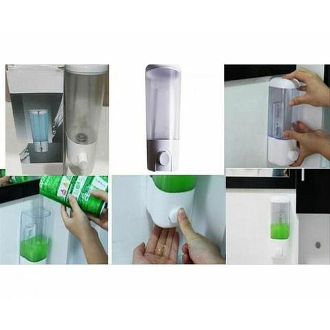 Dispenser Sabun Cair Single Dapet Kunci / Dispenser Single Tempat Sabun Cair Shampo 02