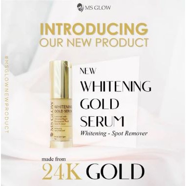 MS GLOW WHITENING GOLD SERUM/ SERUM WHITENING GOLD