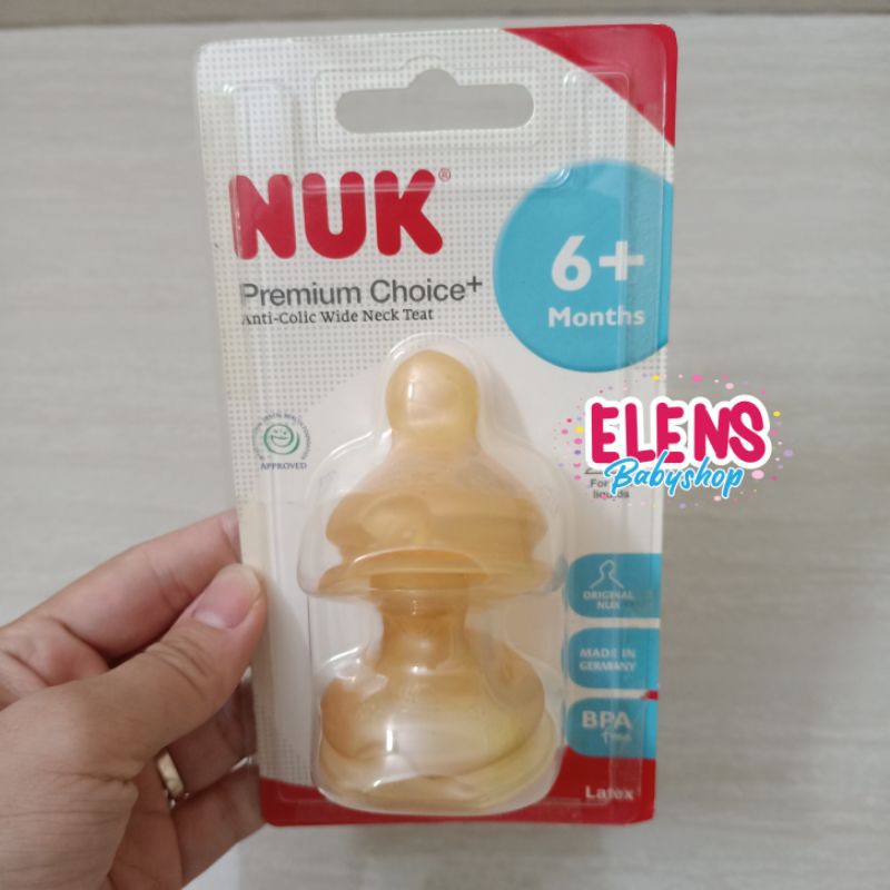 Nuk nipple latex dot susu