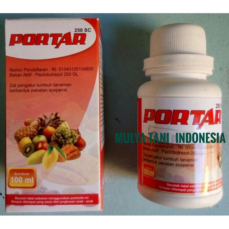 ZPT Paklobutrazol PORTAR 250 SC 100 Ml Pembuahan