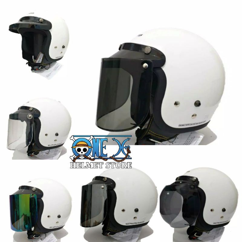 Helm Cargloss CFM White/Putih