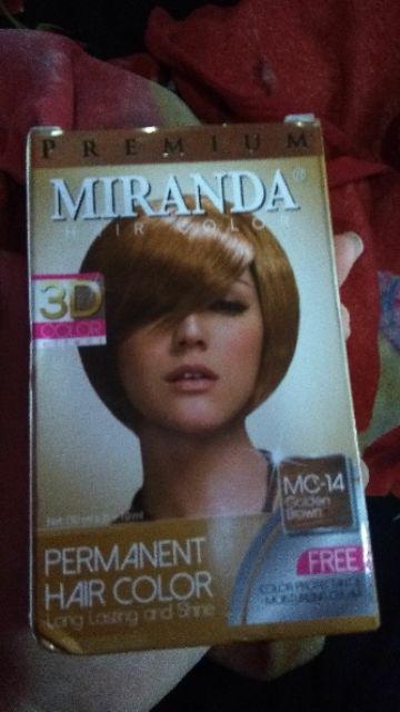  cat  pewarna rambut  coklat Premium Miranda  Hair Color 