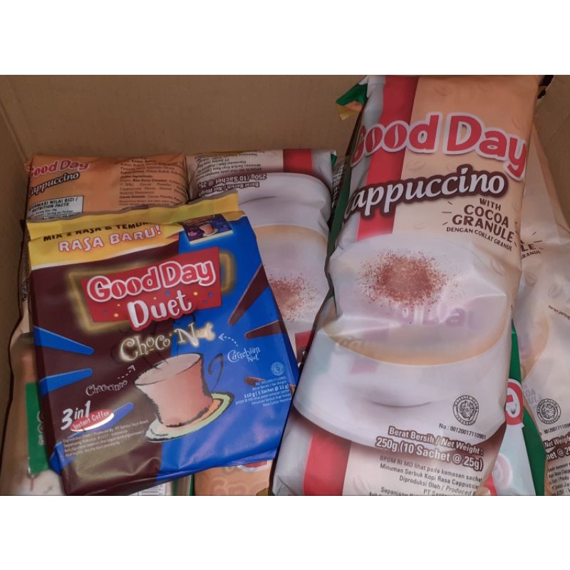 

Good Day Duet 5pcX22gr,Good Day Cappuccino 10pcX25gr