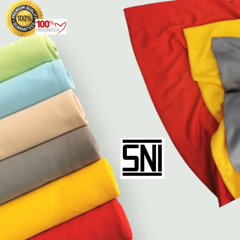 Bedong bayi polos warna 100x90cm isi 4pcs halus