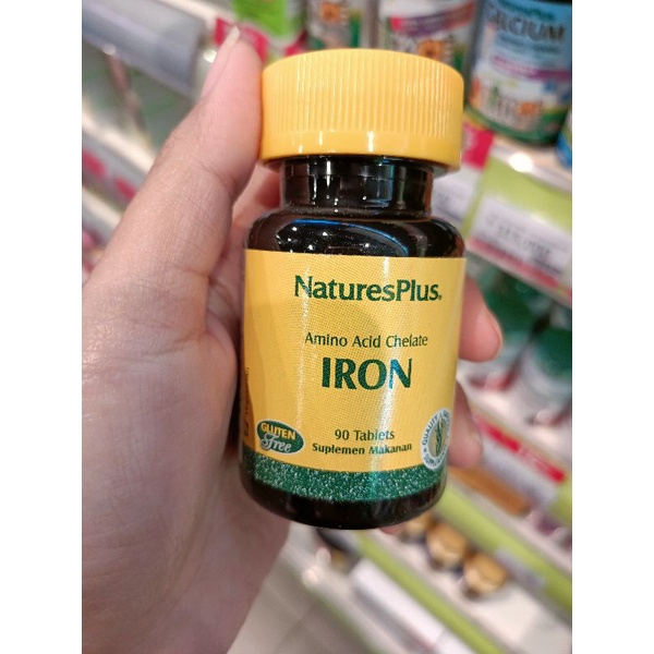 nature's plus iron 90tablets