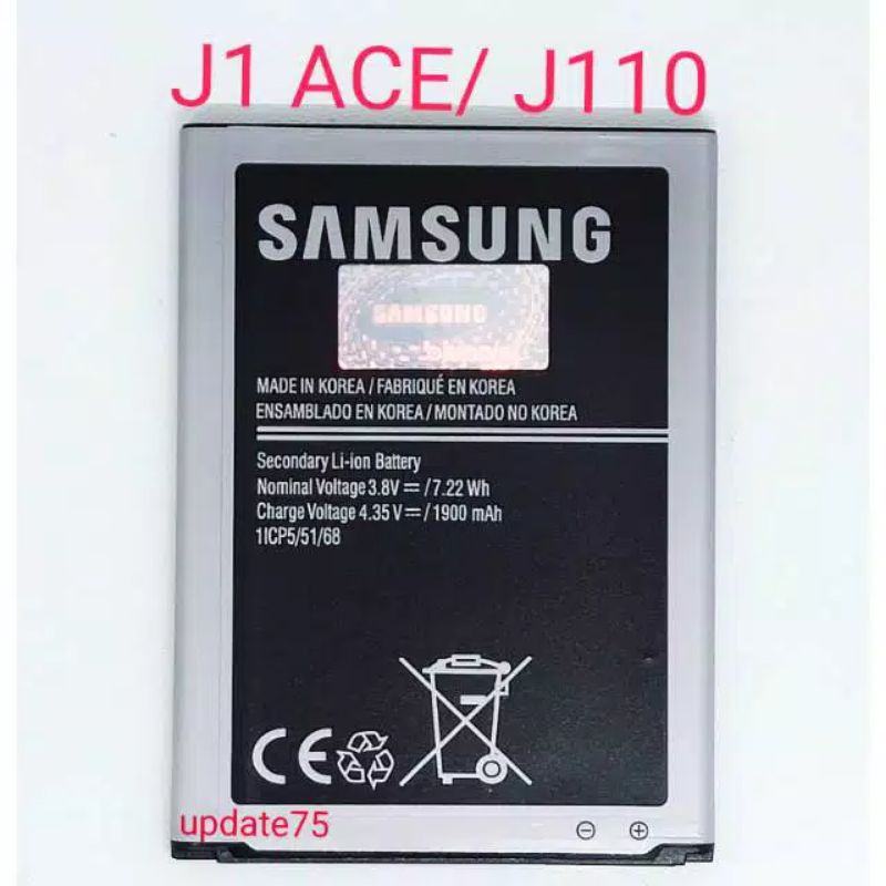 Baterai Samsung J1 Ace/J110 Original