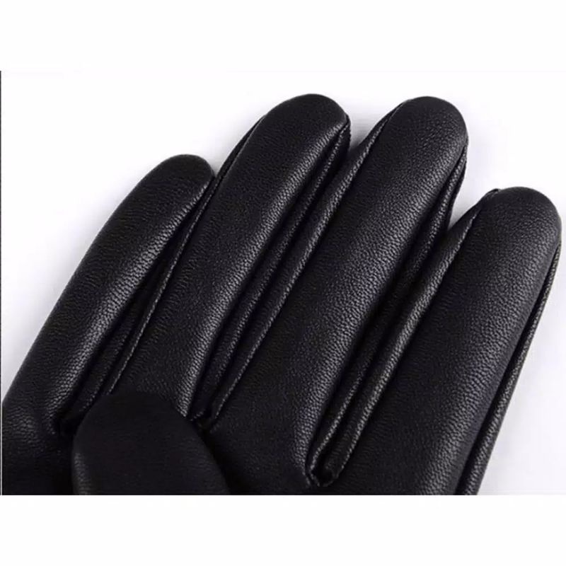 MAN WINTER THERMAL GLOVES TOUCHSCREEN PU + VELVET SARUNG TANGAN PRIA MUSIM DINGIN