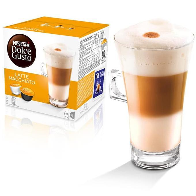 

Nescafe Dolce Gusto Latte Macchiato 16 Capsule | Coffee Kapsul Kopi