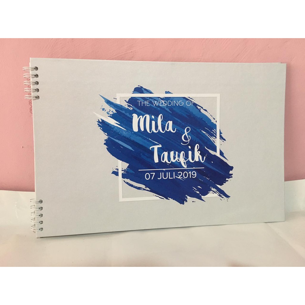 

GUESTBOOK CUSTOM HARD COVER / BUKU TAMU PERNIKAHAN / WEDDING & EVENT / SOUVENIR DEPOK / FREE DESAIN
