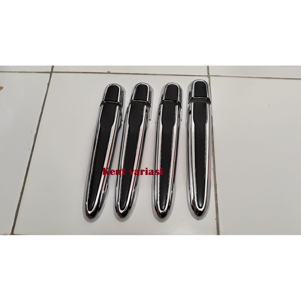 Cover Handle Mobil Calya/Sigra / Avanza/Xenia  Chrome Lis List Hitam