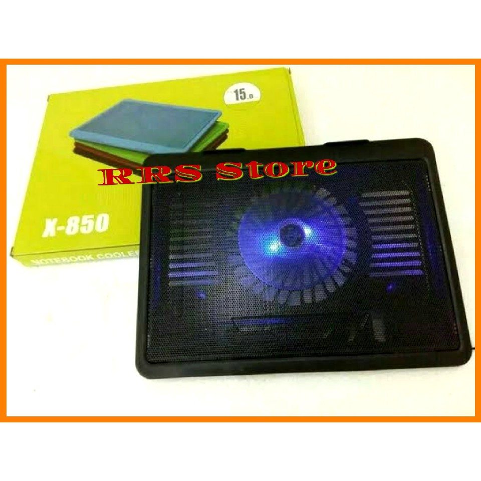 Kipas Laptop Cooling Pad / Cooler / Tatakan laptop/ Fan Notebook X 850 / X850 up 15’’