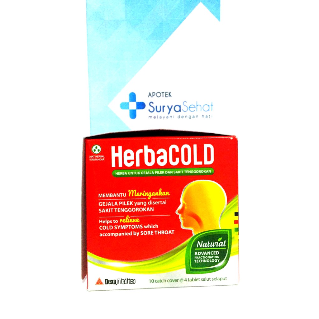 HERBACOLD isi 30 tablet (meringankan Pilek disertai Sakit Tenggorokan)