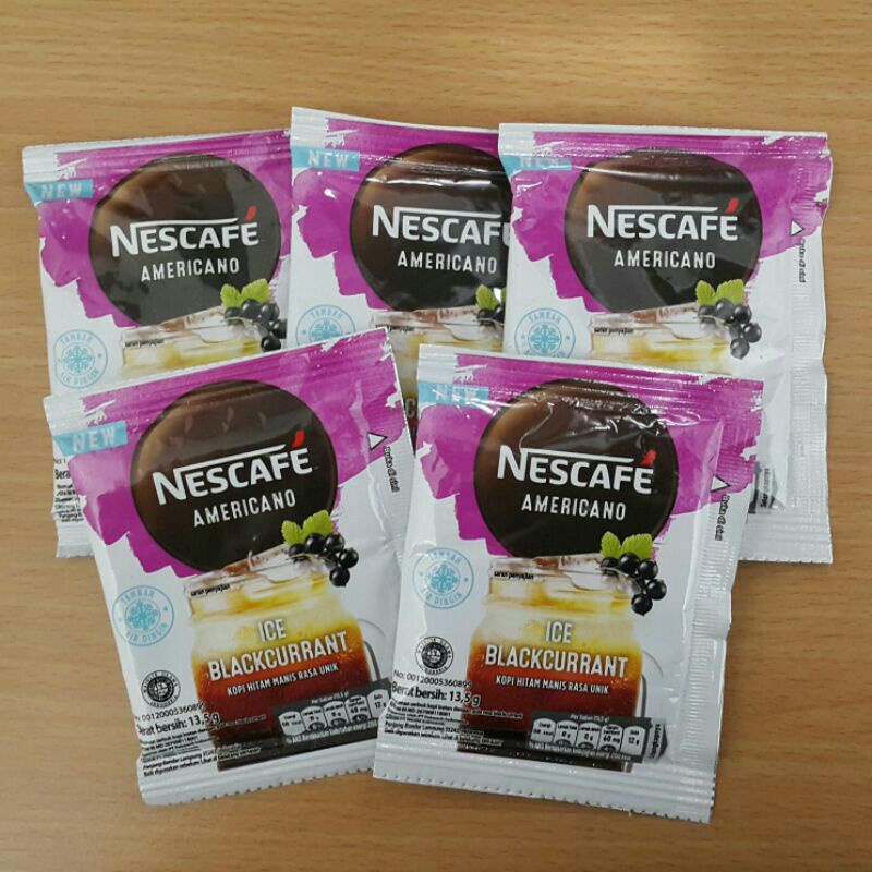 NESCAFE Americano Ice Black Nescafe Americano Ice Blackurrant Nescafe Ice Black Americano 13,5gr
