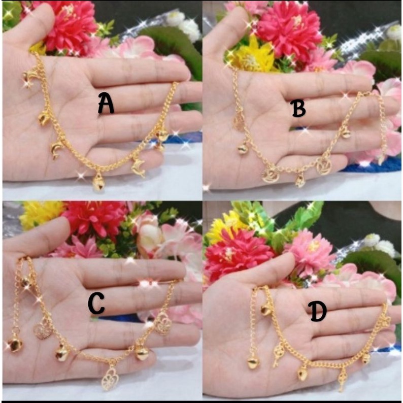 Gelang Tangan Dewasa Gelang Tangan Xuping Gold Krincing