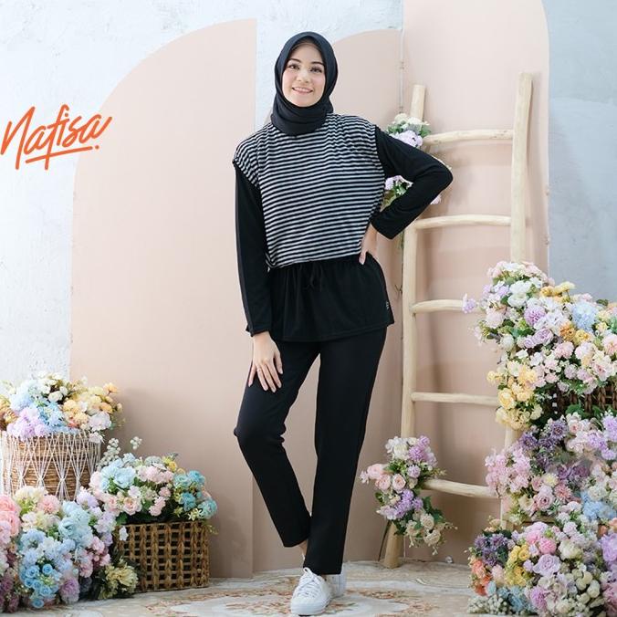 Nafisa Sporty Honesto | Baju Olahraga Wanita | Baju Sporty Muslimah