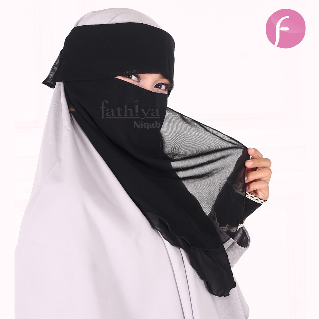 Cadar Bandana Poni 2 Layer Fathiya Niqab