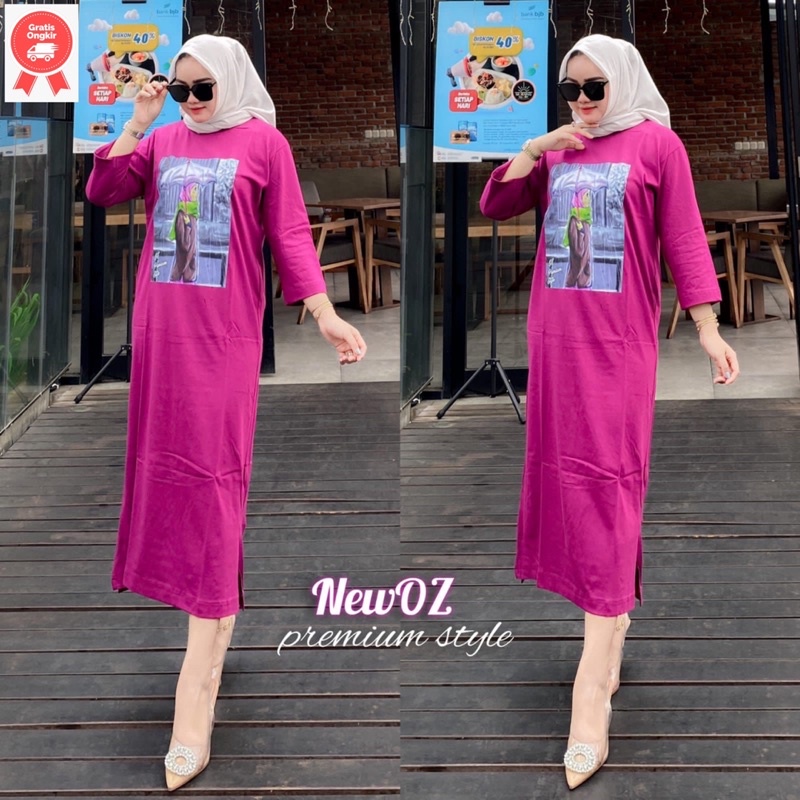 gamis new oz/gamis mza/set mza/dress mza/midi dress shaqueenara/midi dress new oz/gamis shaqueenara/