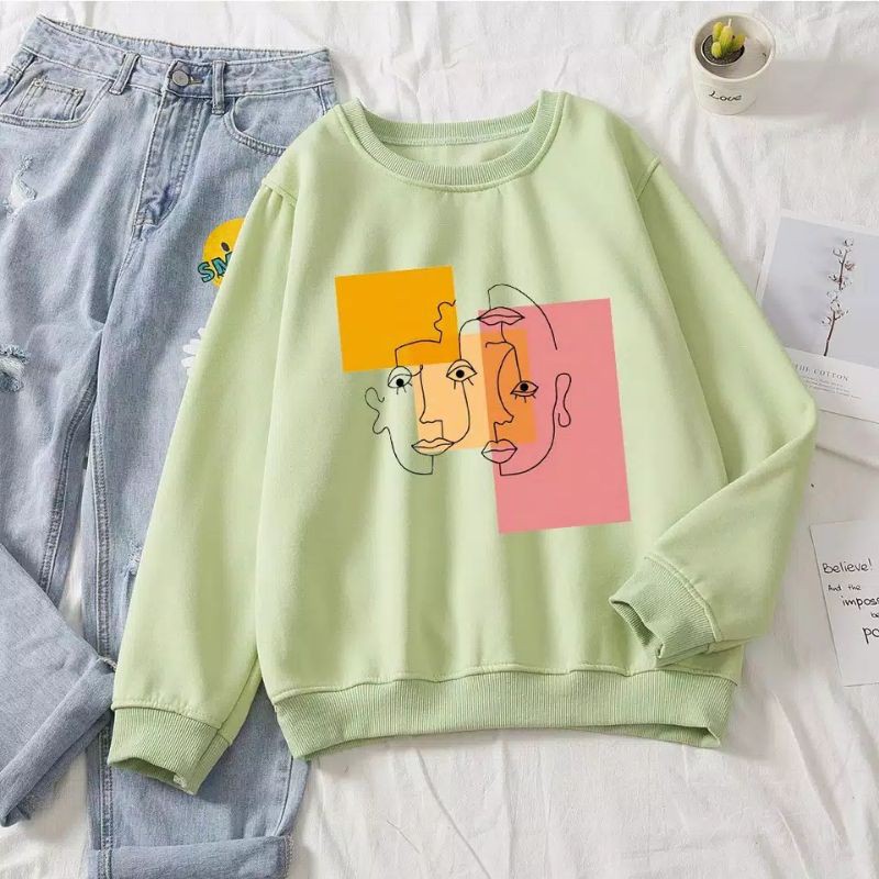 AESTHETIC SWEATER WANITA PRIA TERMURAH TERLARIS'