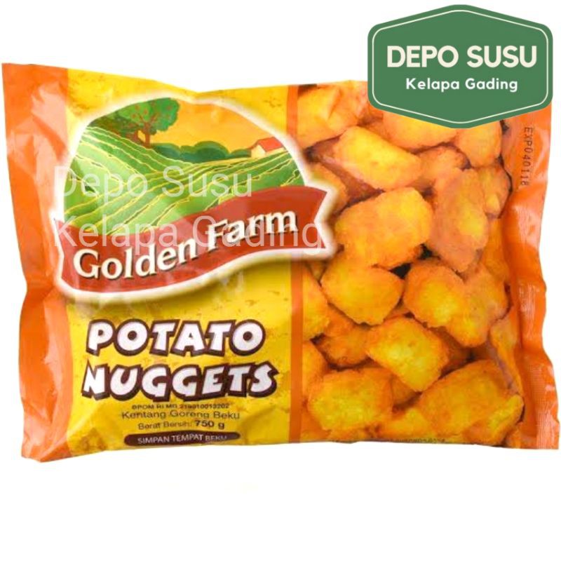 Golden Farm Potato Nuggets 750gr | Kentang Goreng 750 GoldenFarm