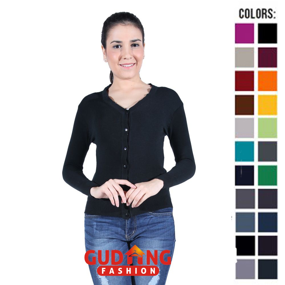 Cardigan Rajut Wanita Terbaru dengan Banyak Warna - CARW (COMB)