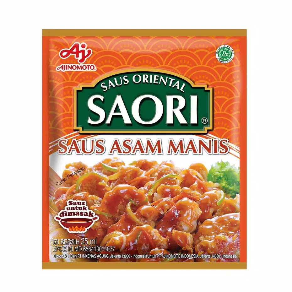 

Saori Saus Asam Manis 25 ml - Sachet