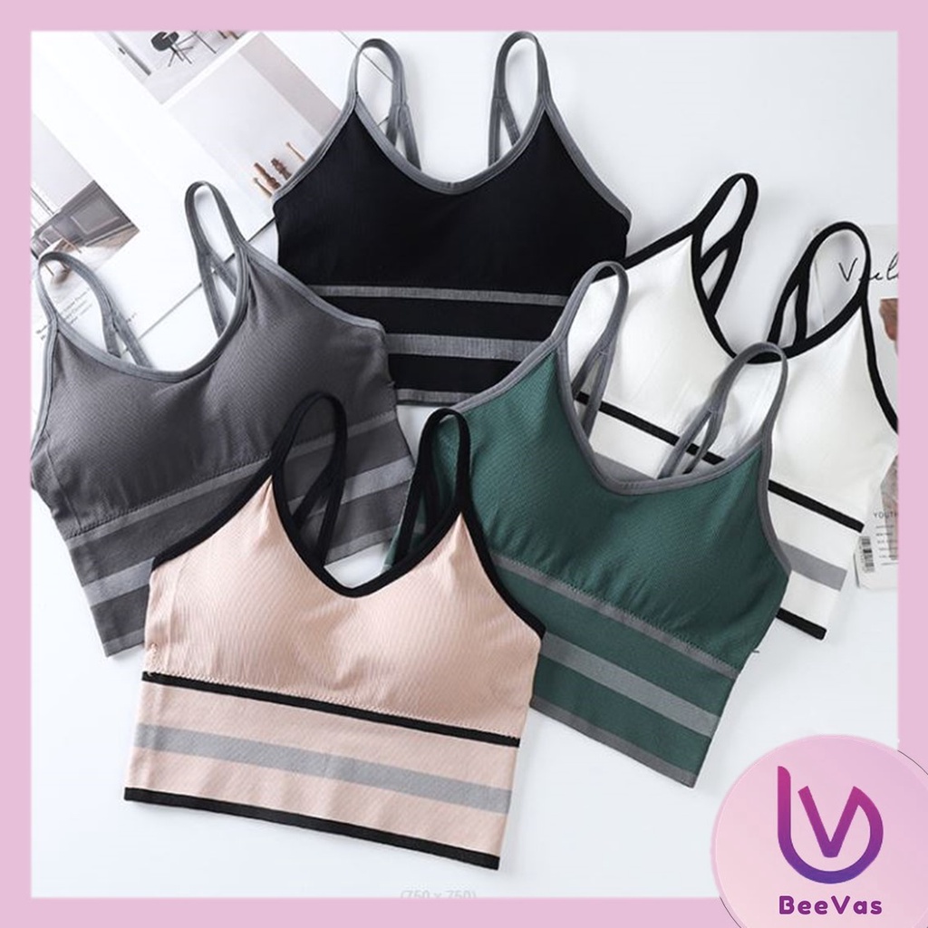 BV.ID BR586 SPORT BRA BH OLAHRAGA PAKAIAN DALAM WANITA BRA BH SPORT YOGA GYM LARI WANITA  COD