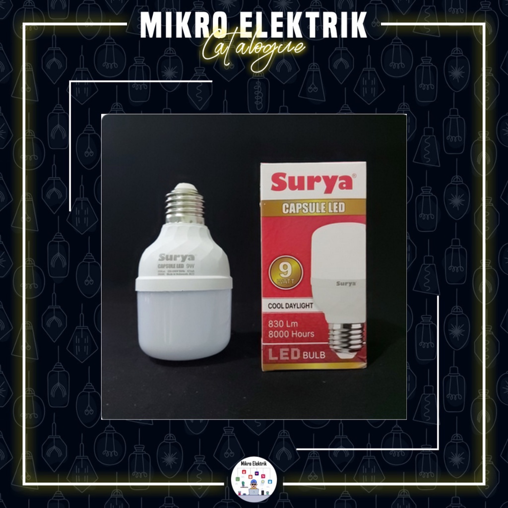 Lampu Capsule Led Surya 9 watt