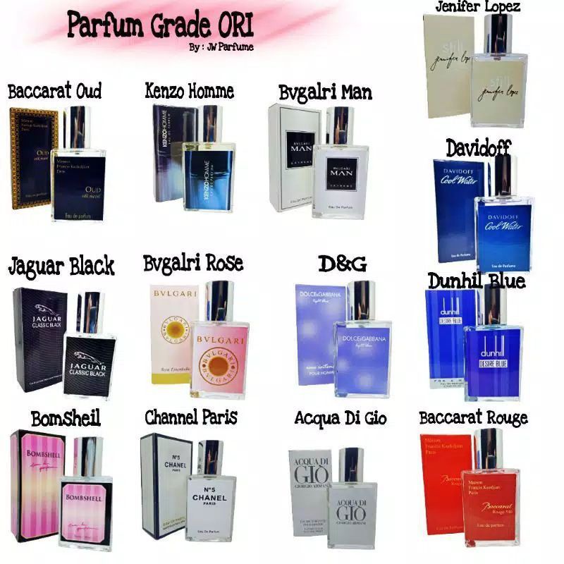 PARFUM PREMIUM 30ml feee pouch Dunhil blue black opium Dior sauvage Baccarat Rouge Bombshell