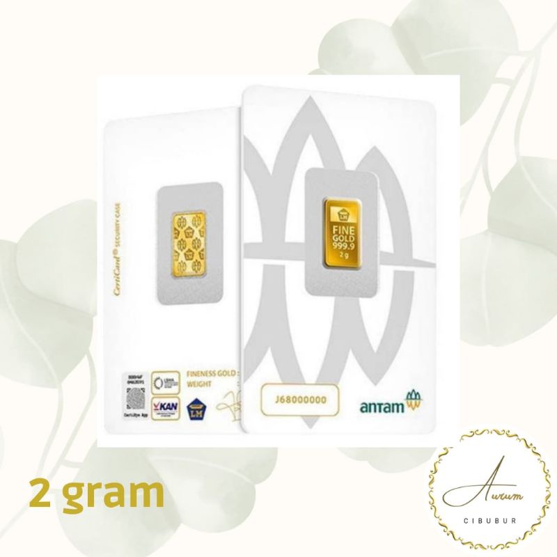 Emas Antam LM 2 Gram Certieye / Logam Mulia Antam / Antam / Emas Antam kemasan baru