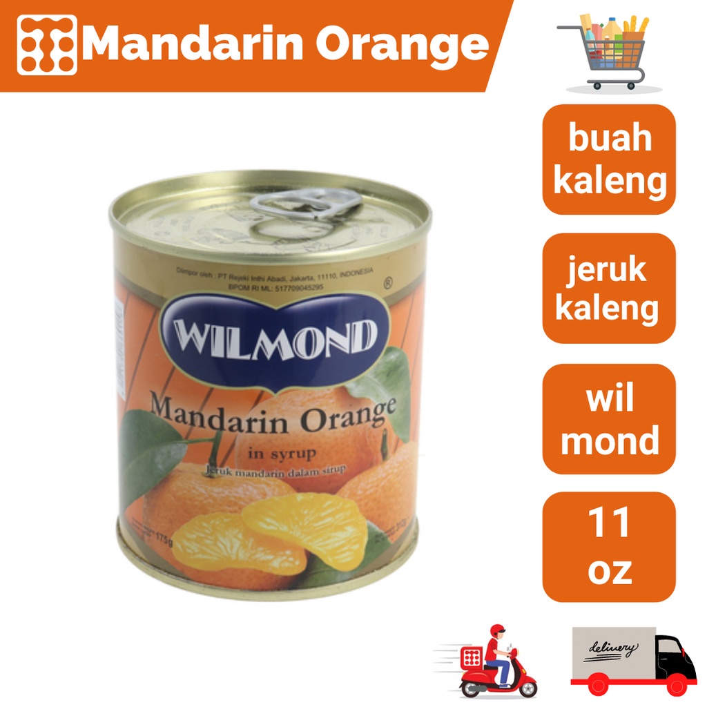 

Jeruk Mandarin Kaleng Wilmond 11 Oz/ Mandarin Orange Wilmond 11 Oz