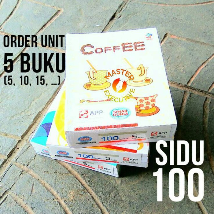 [Pak - 5 Buku]Sinar Dunia SiDu Buku Tulis Sekolah 100 Lembar / SDU EB 100 SD SMP SMA