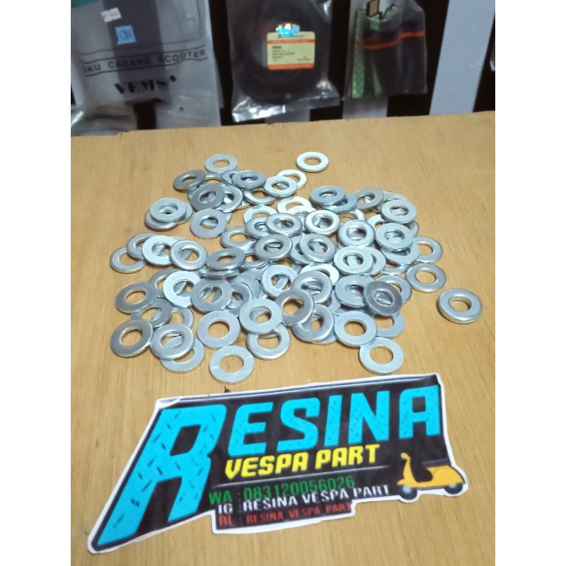 ring plat 7mm untuk baud kunci 11 cocok buat crank case mesin vespa vbb super sprint bajaj pts etc