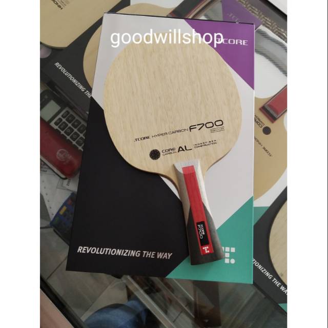 Kayu pingpong / Tenis Meja Tmount /Tcore Hyper Carbon F700