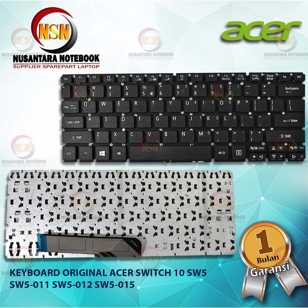 Keyboard Original Acer Aspire Switch 10 SW5-011 SW5-012 SW5-015