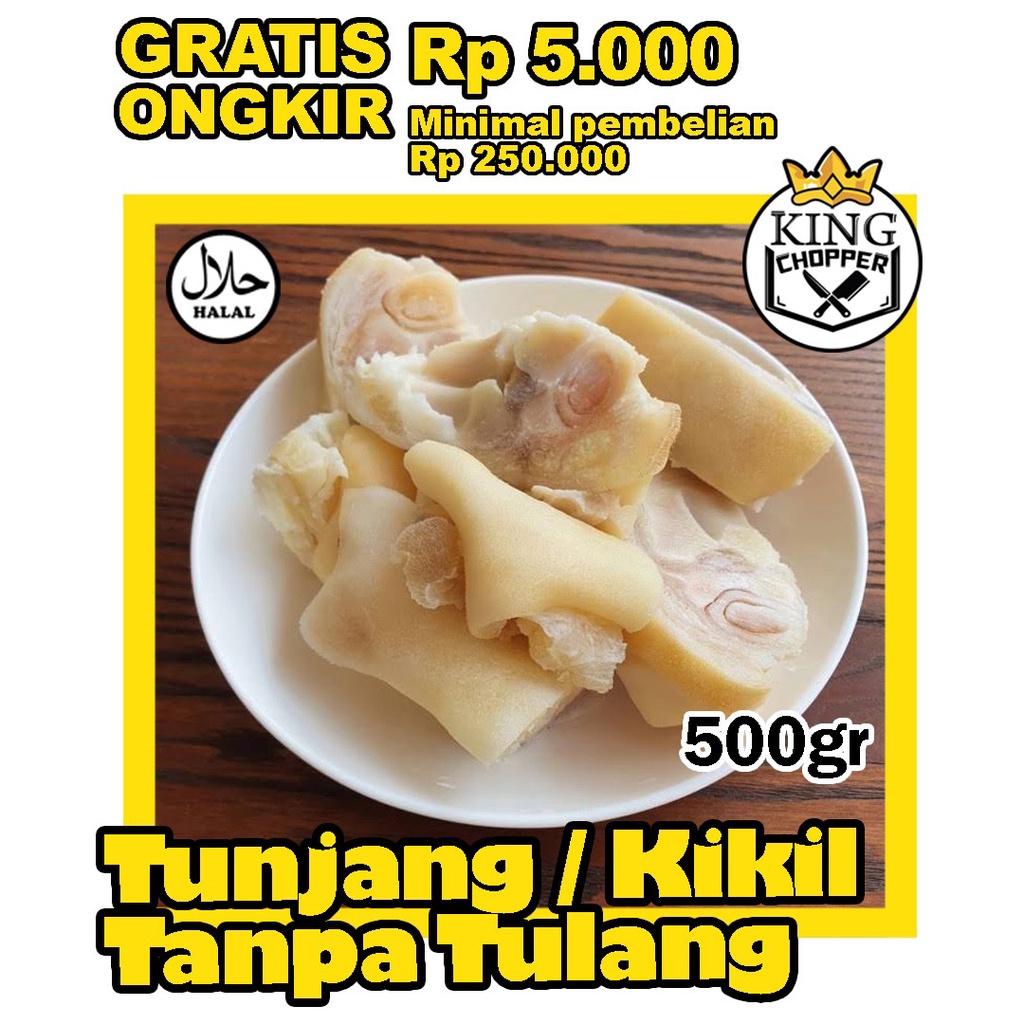 Jual Tunjang Mentah Kikil Sapi Halal Frozen Fresh Daging Makanan Segar