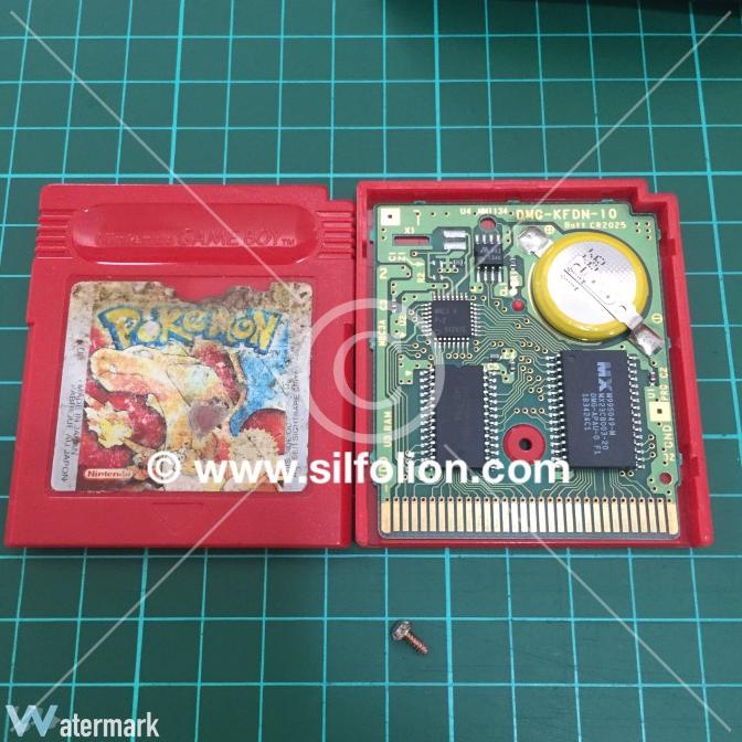 Pokemon Red Nintendo Gameboy DMG Color Advance GBC GBA SP Kaset