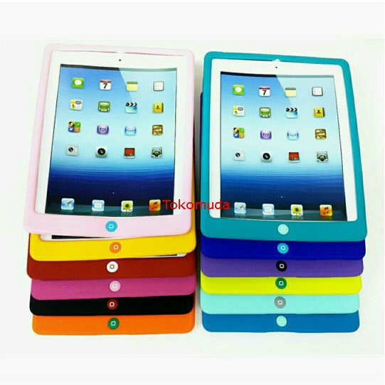 iPad Mini 4 Silicone Soft Rubber Case Colourful