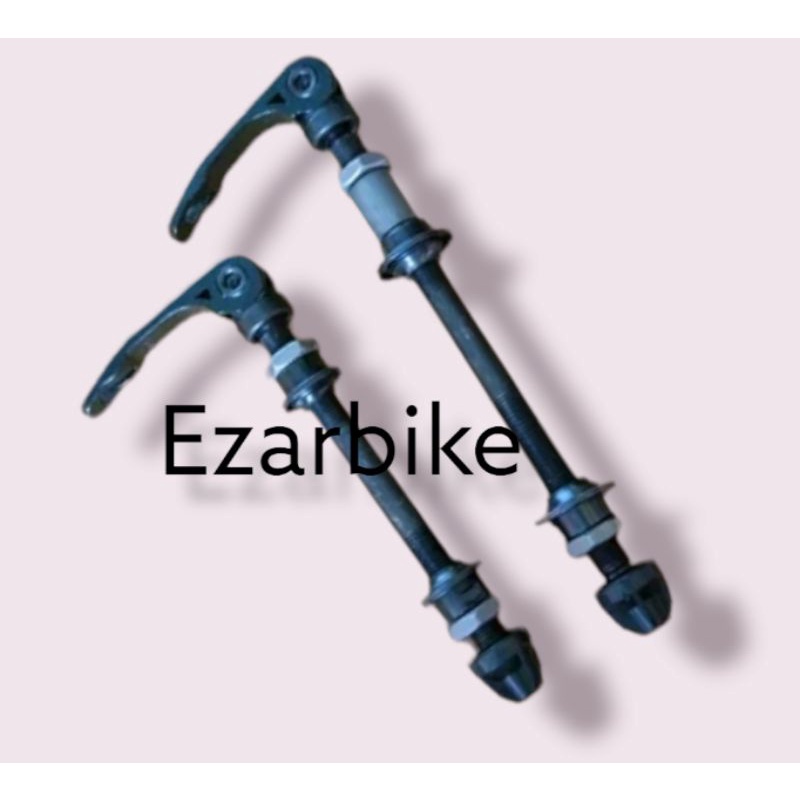 As Qr Quick Release Taiwan Lubang Bolong Roda Depan dan Belakang Sepeda