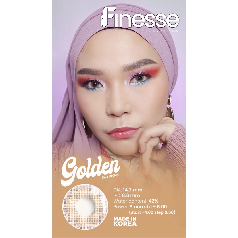 Softlens FINESSE X2 DIA 14.20mm NORMAL &amp; MINUS (-0.50 s/d -3.00) EXOTICON / sofltlen / softlense /Lensa  Kontak/BS