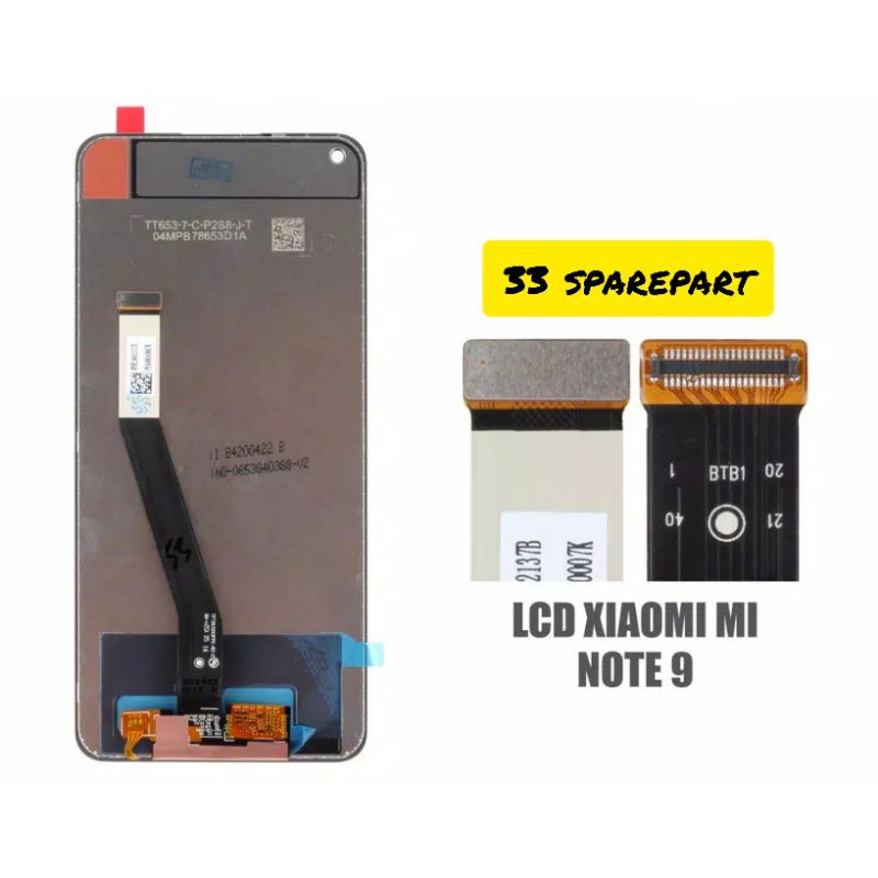 LCD FULLSET XIAOMI REDMI NOTE 9 / REDMI 10X 4G ORIGINAL