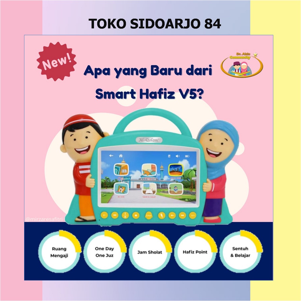 New Smart Hafiz vers 6 Touchscreen original Al-Qolam Garansi Resmi